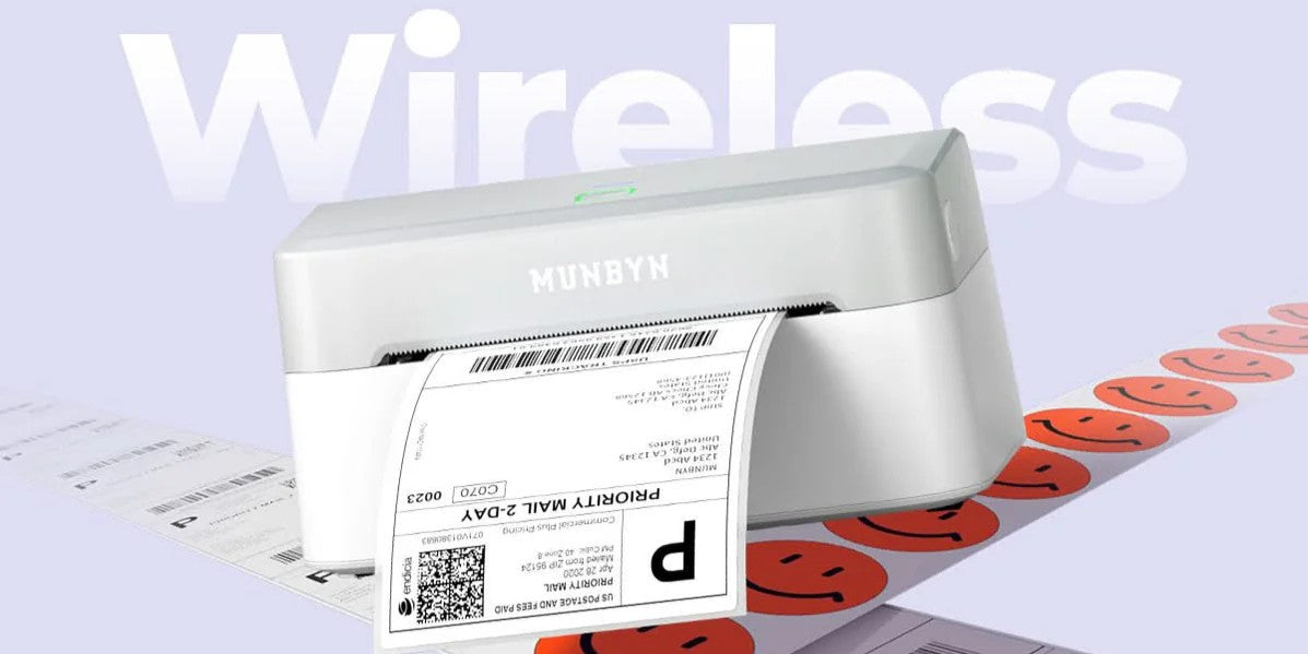 MUNBYN thermal shipping labels for startups