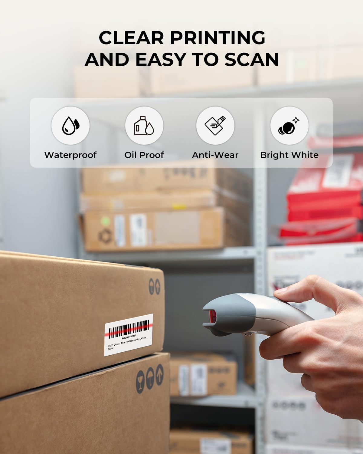 2.25" x 1.25" Rectangle Labels