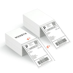 MUNBYN 4"x6" Fan-fold Direct Thermal Shipping Labels Promotion