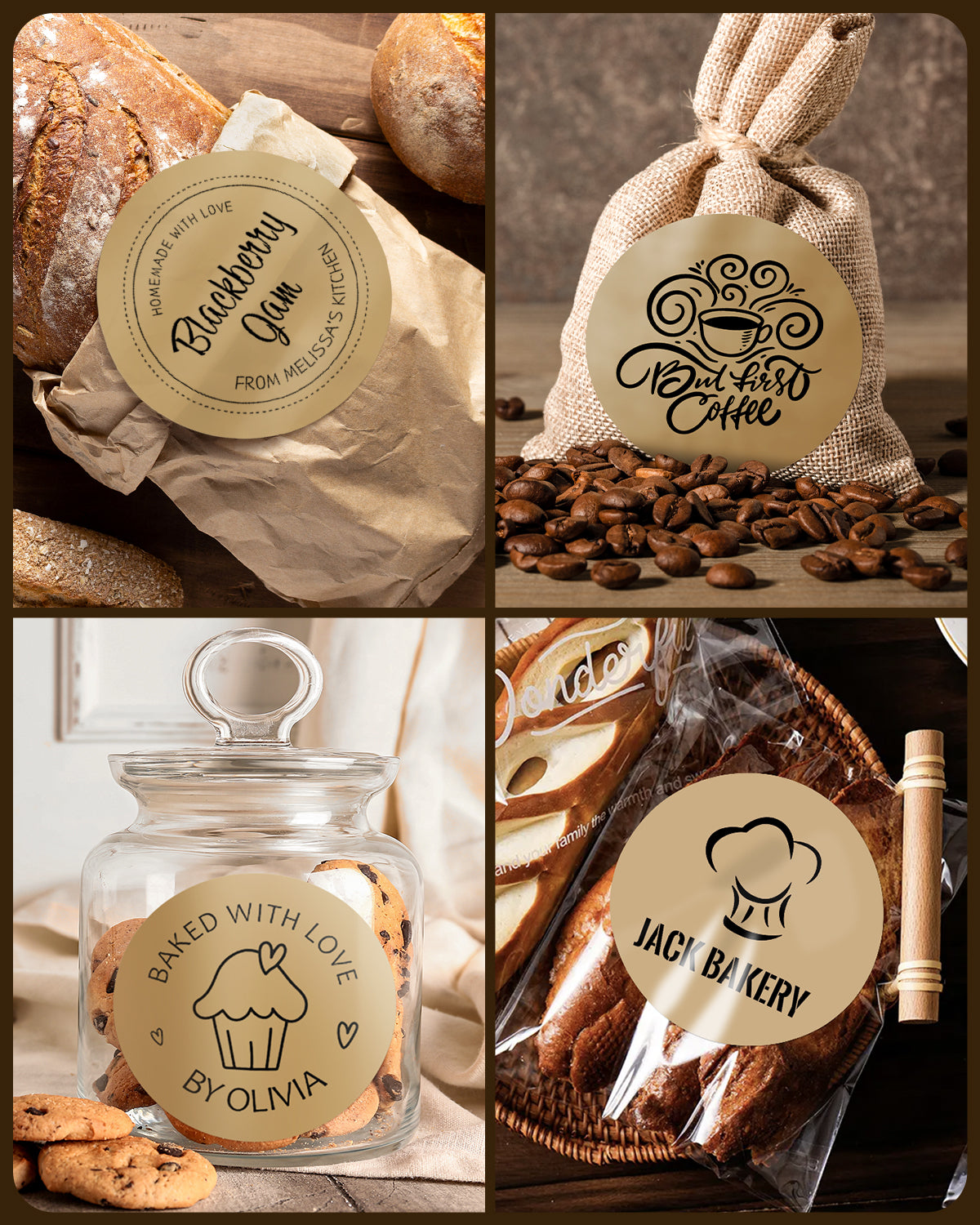 3-inch round labels printed on MUNBYN label printer paper, showing colorful circular stickers on a white background.