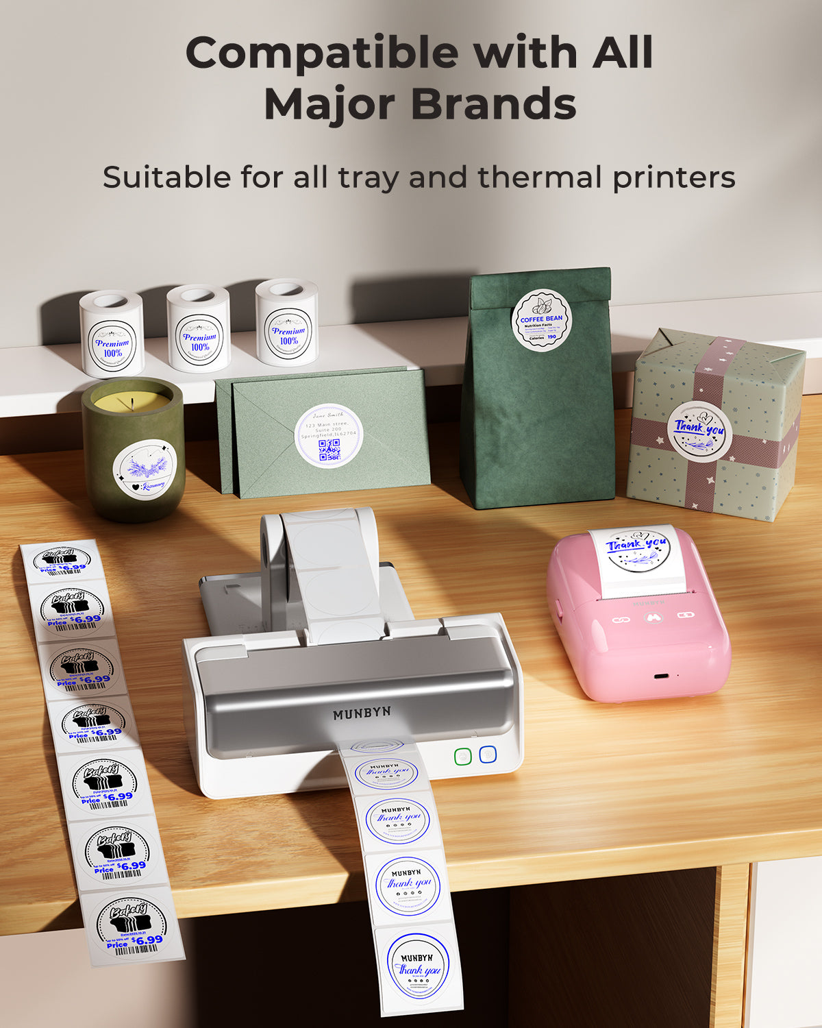 2" Dual Color Labels