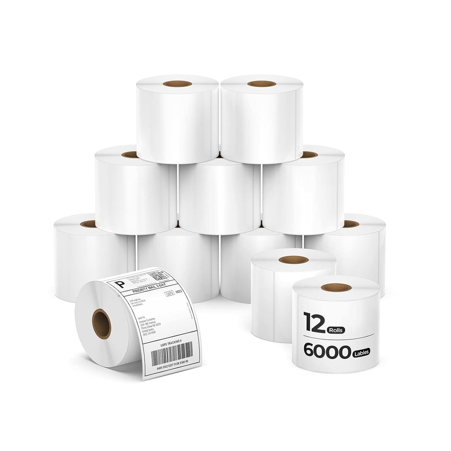 MUNBYN 4"x6" Direct Thermal Shipping Labels (500/Roll)