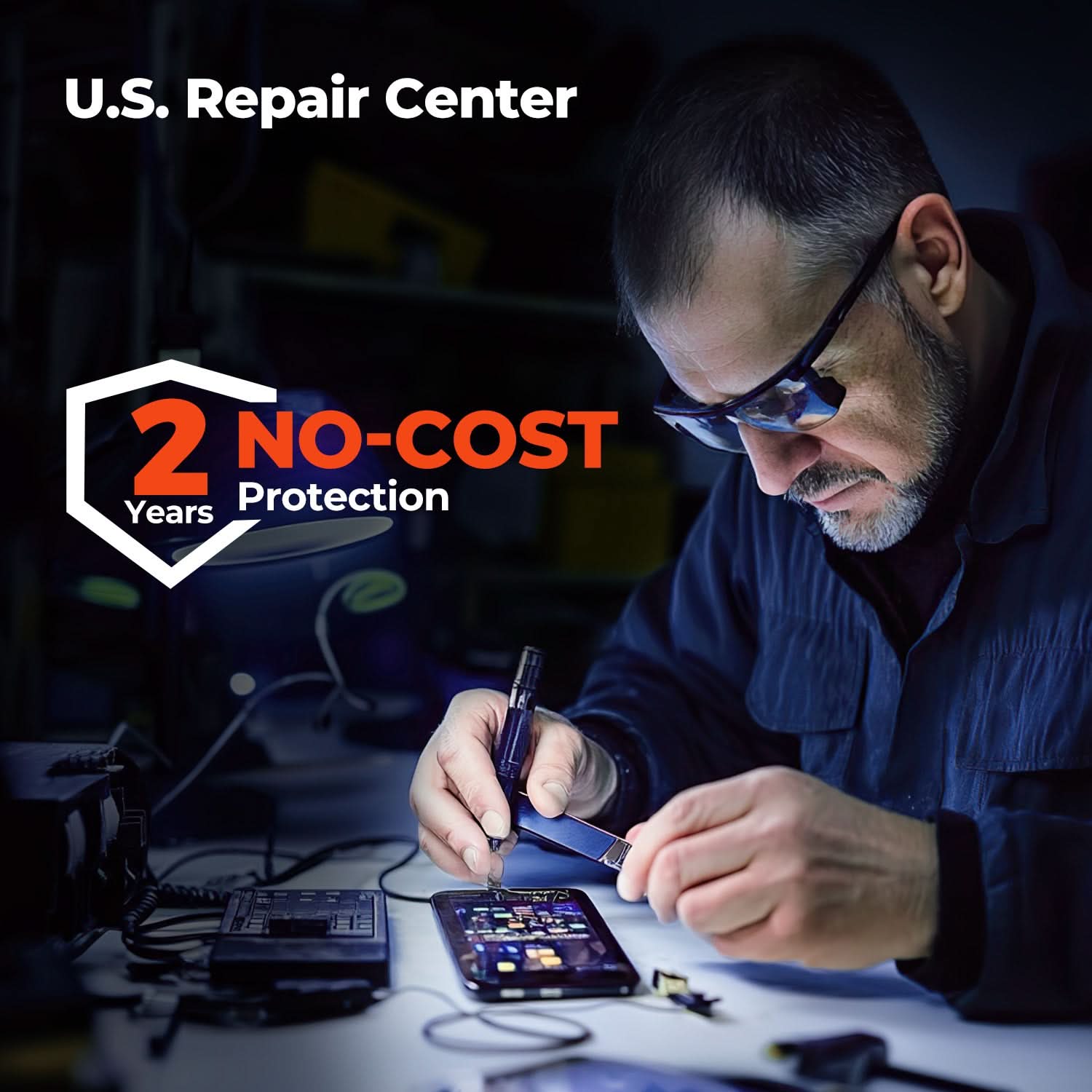 MUNBYN AS01P barcode scanner with ergonomic handle and scanning window for quick, accurate barcode reading.