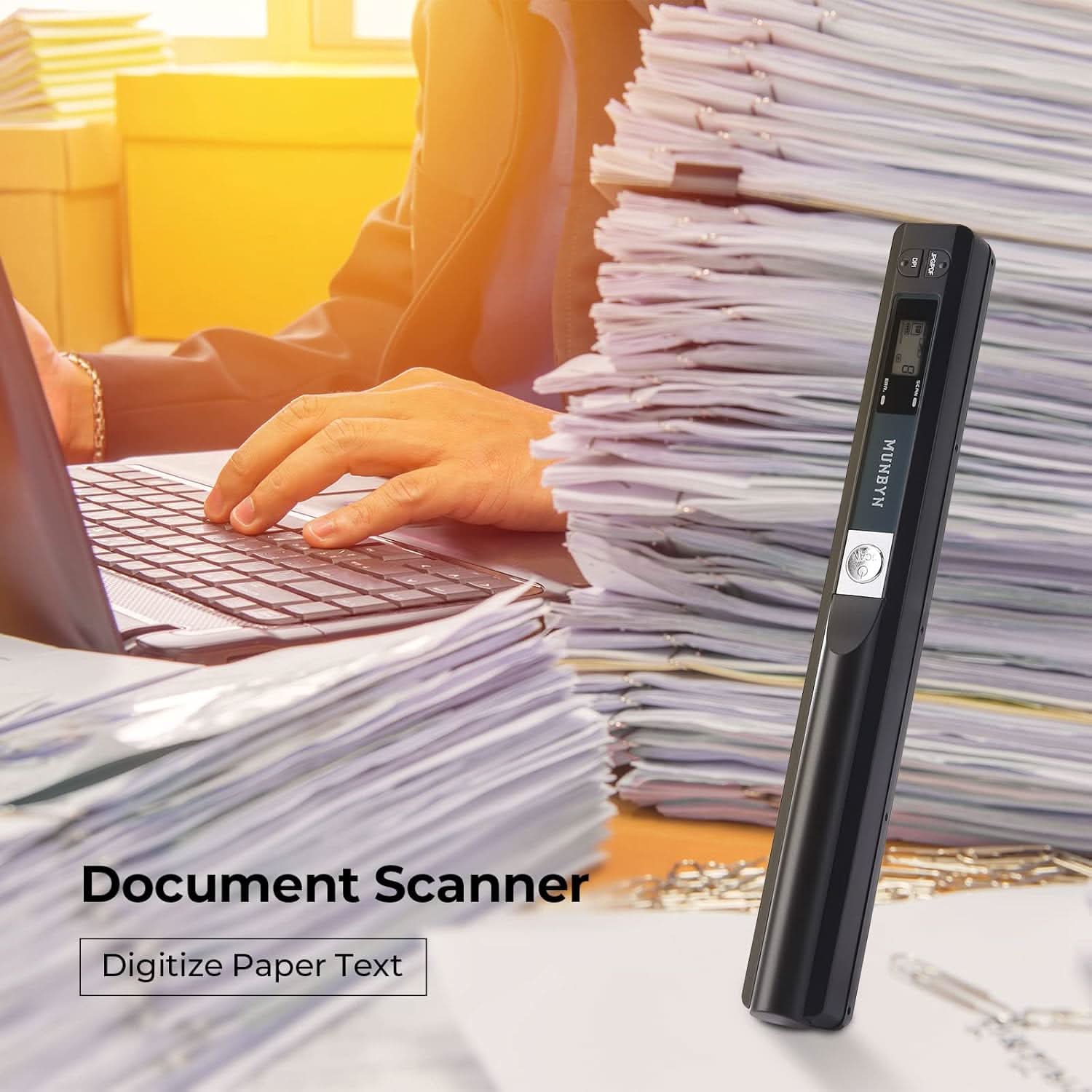 MUNBYN IDS001 Portable Handheld Scanner