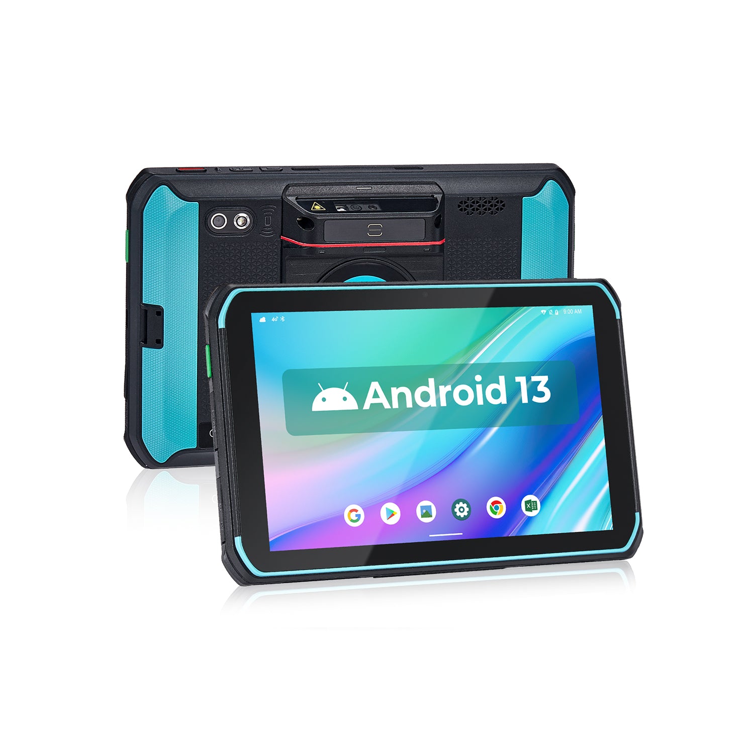 MUNBYN Android 13 Rugged Tablet Scanner 6GB+128GB