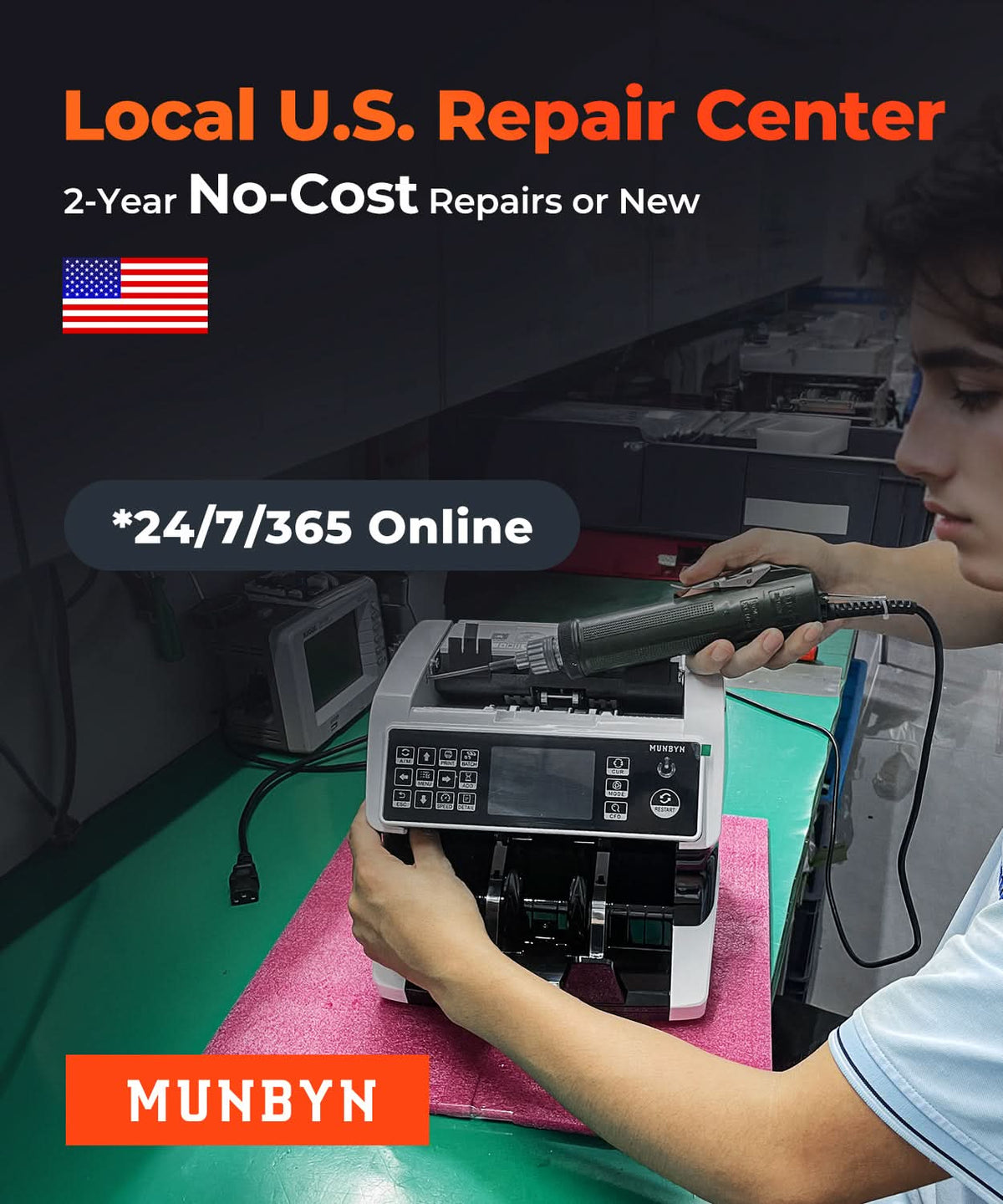 MUNBYN IMC01 Mixed-denomination Money Counter