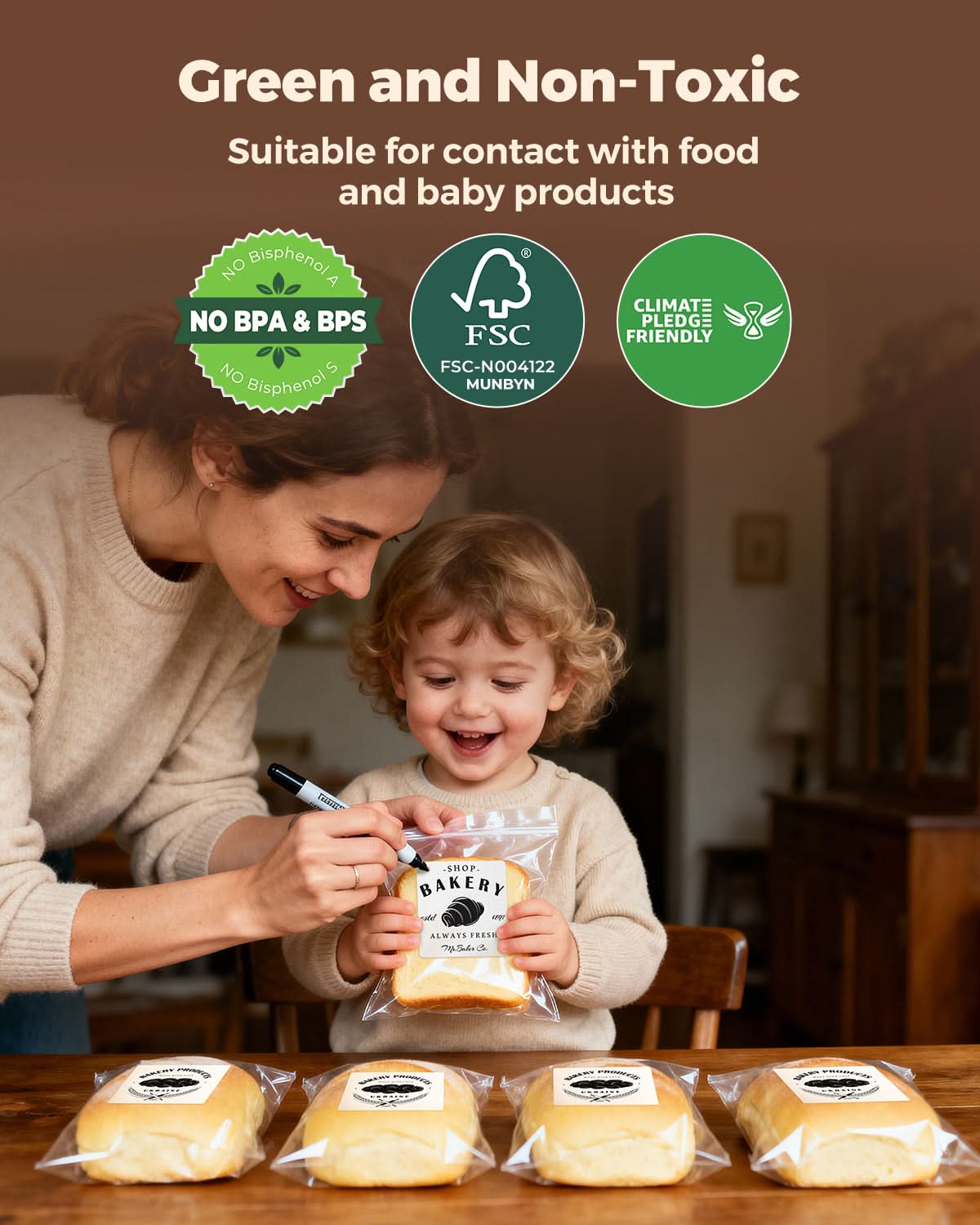 3" x 3" Square Labels