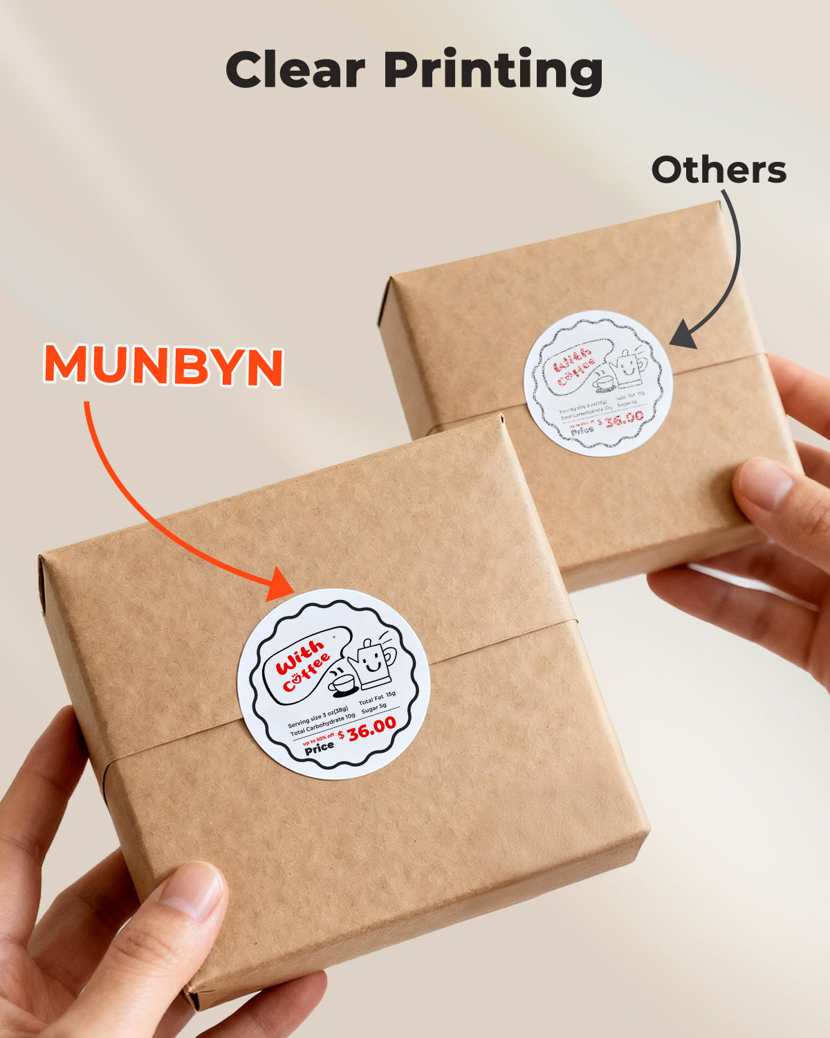 2" Dual Color Labels