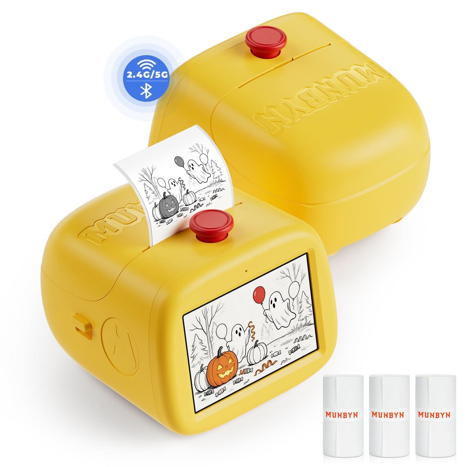 MUNBYN SP01 AI printer for creative stickers