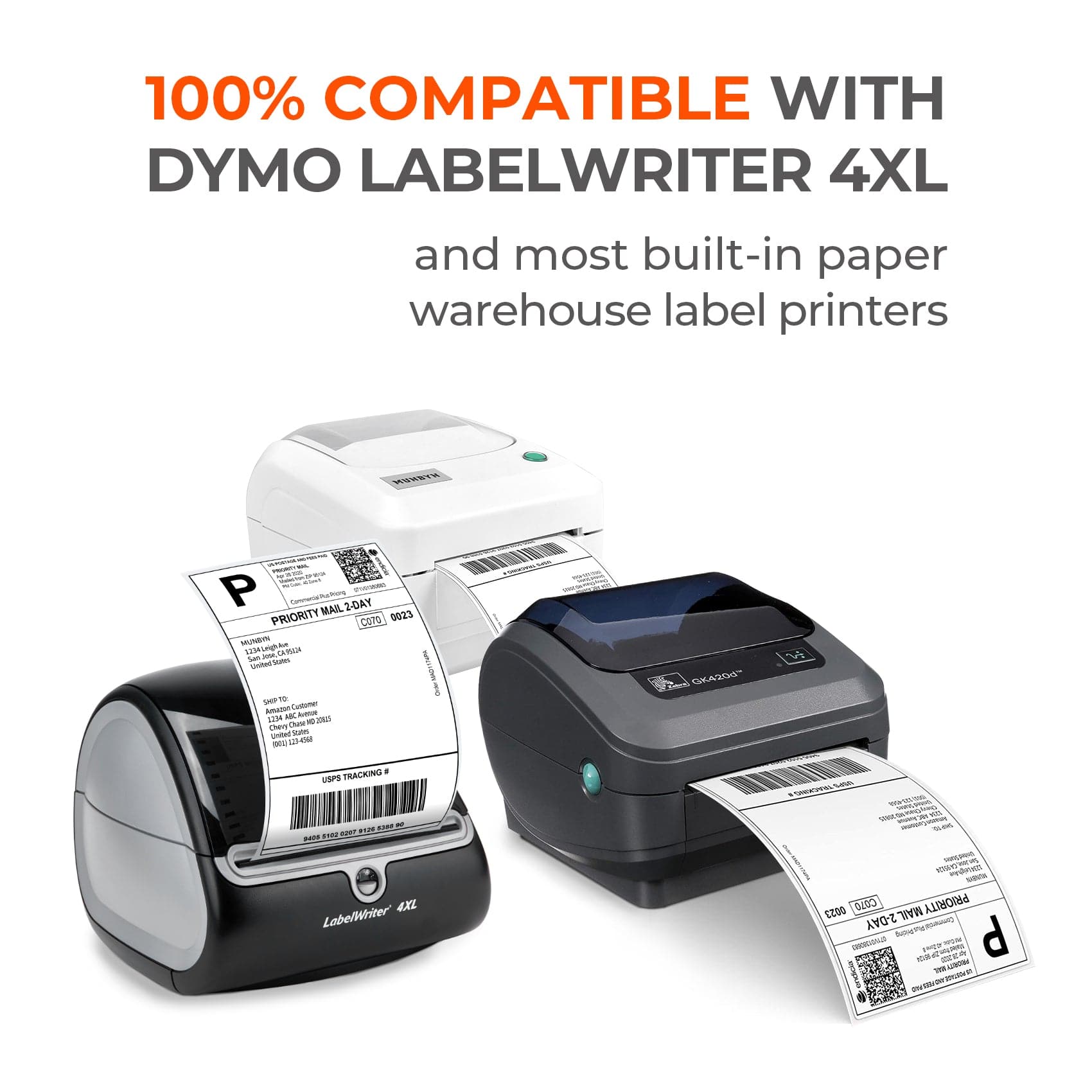 4" x 6" Shipping Roll Labels