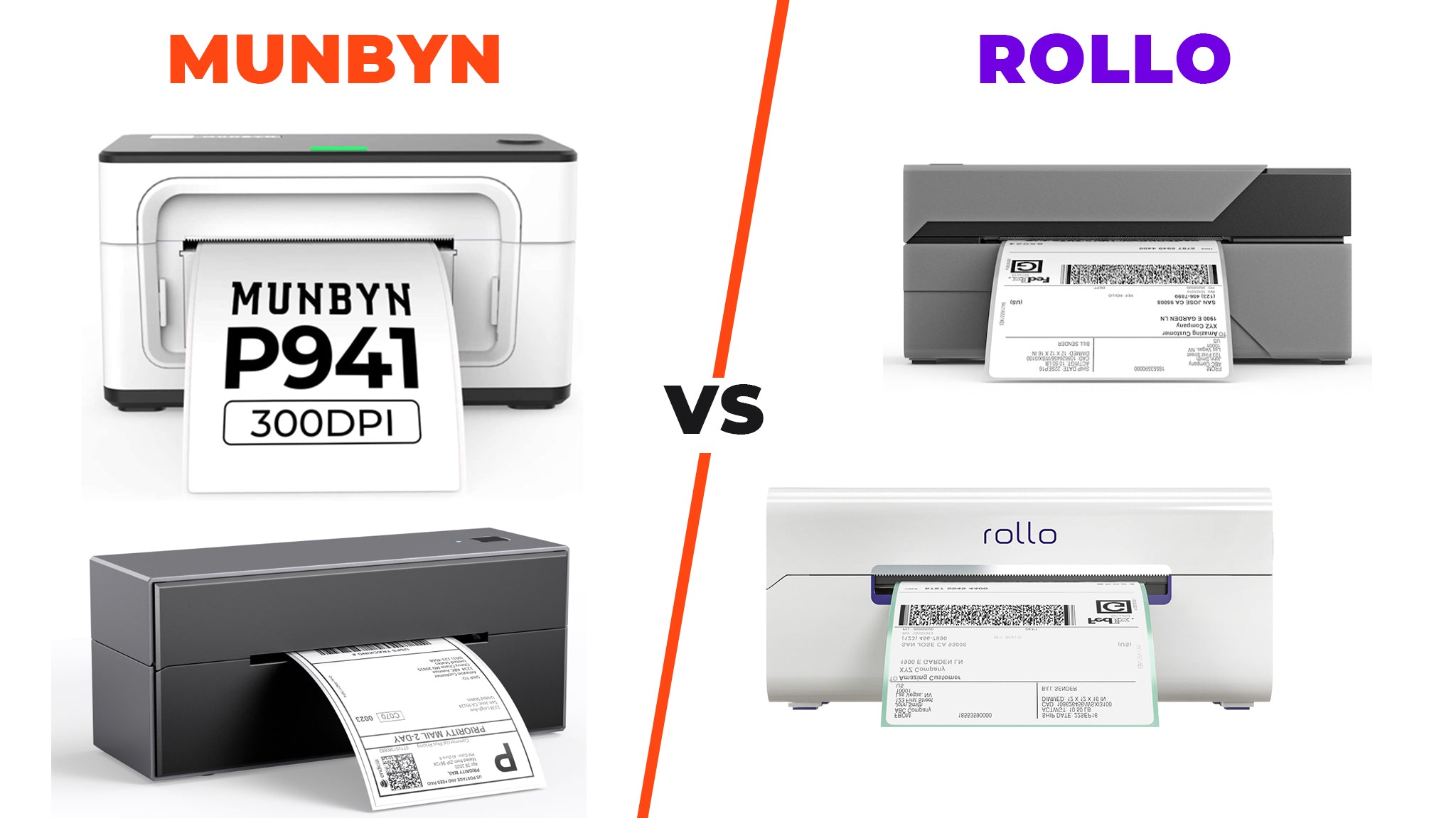 MUNBYN vs Rollo Thermal Label Printer