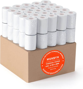 MUNBYN 2 1/4" X 85 ft Thermal Receipt Paper  Cash Register Paper(50 Rolls)