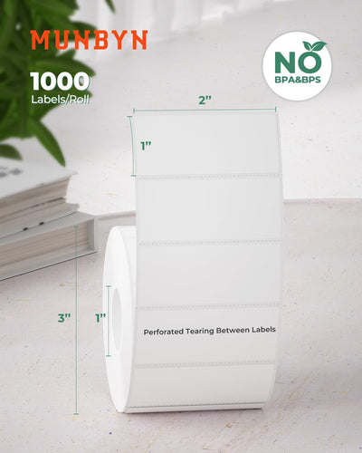 2" x 1" Rectangle Labels