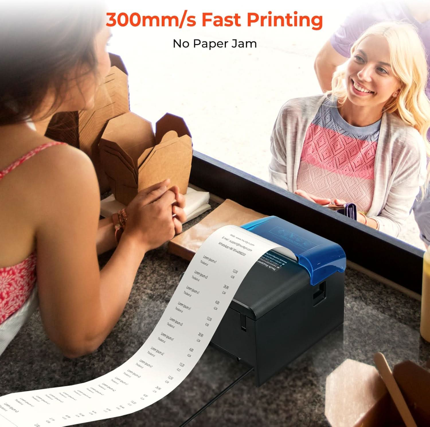 MUNBYN ITPP905 WiFi Thermal Receipt Printer POS Printer