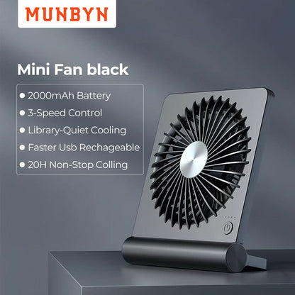 MUNBYN Mini Desk Fan