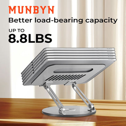 MUNBYN 360° Rotating Laptop Stand