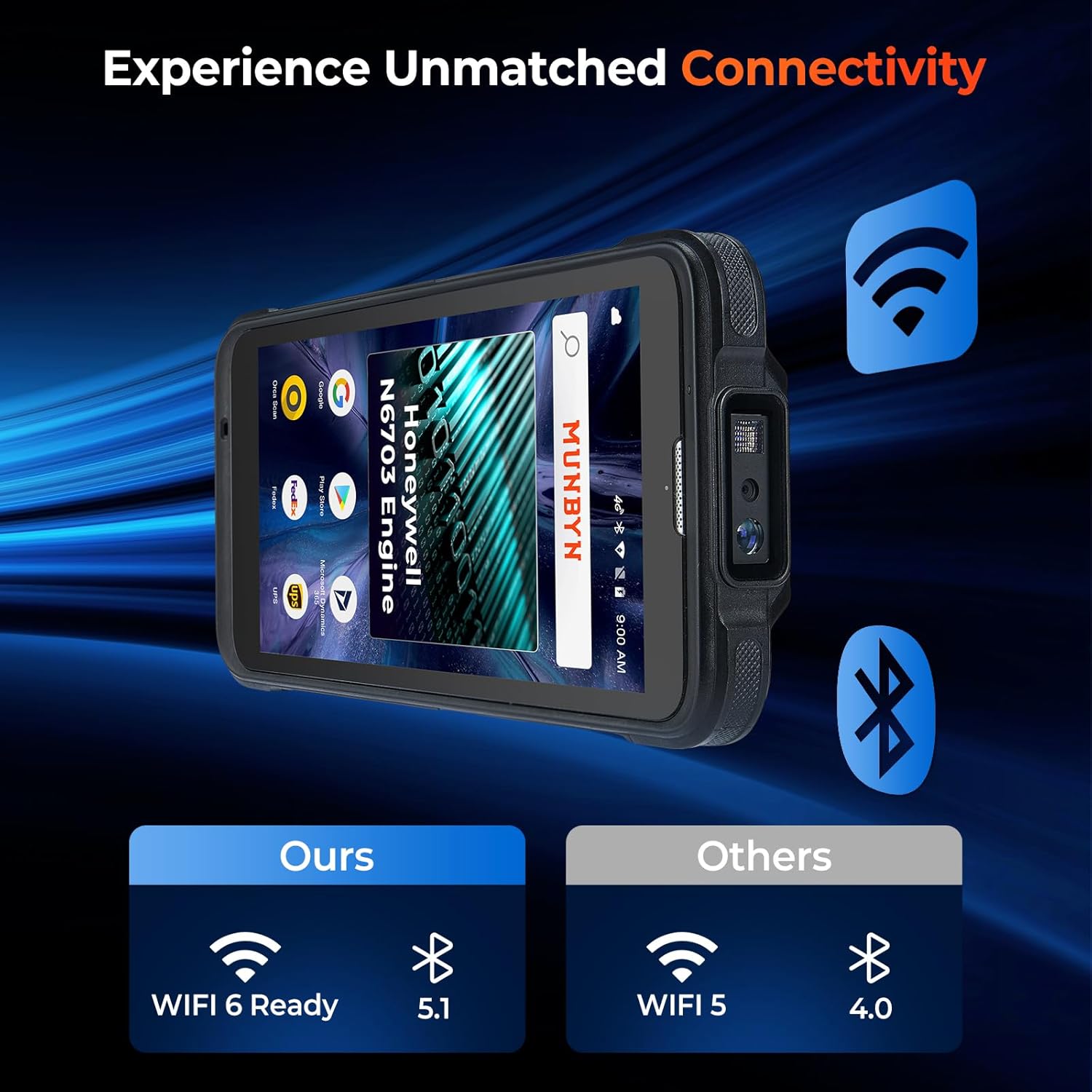 MUNBYN Android Barcode Scanner & Rugged Tablet Scanner – MUNBYN