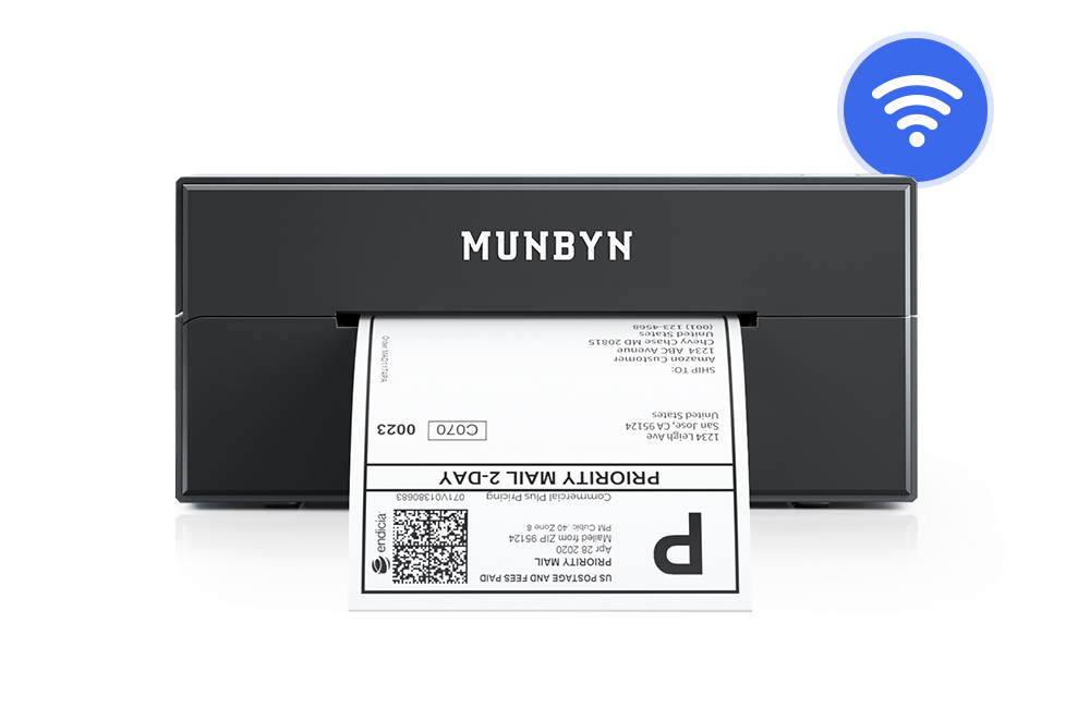 MUNBYN Imprimante d'étiquettes DHL - USB - 4 x 6 - Imprimante d'étiquettes  thermiques - 203 DPI - Compatible avec , ,  & Shopify :  : Industrie et science