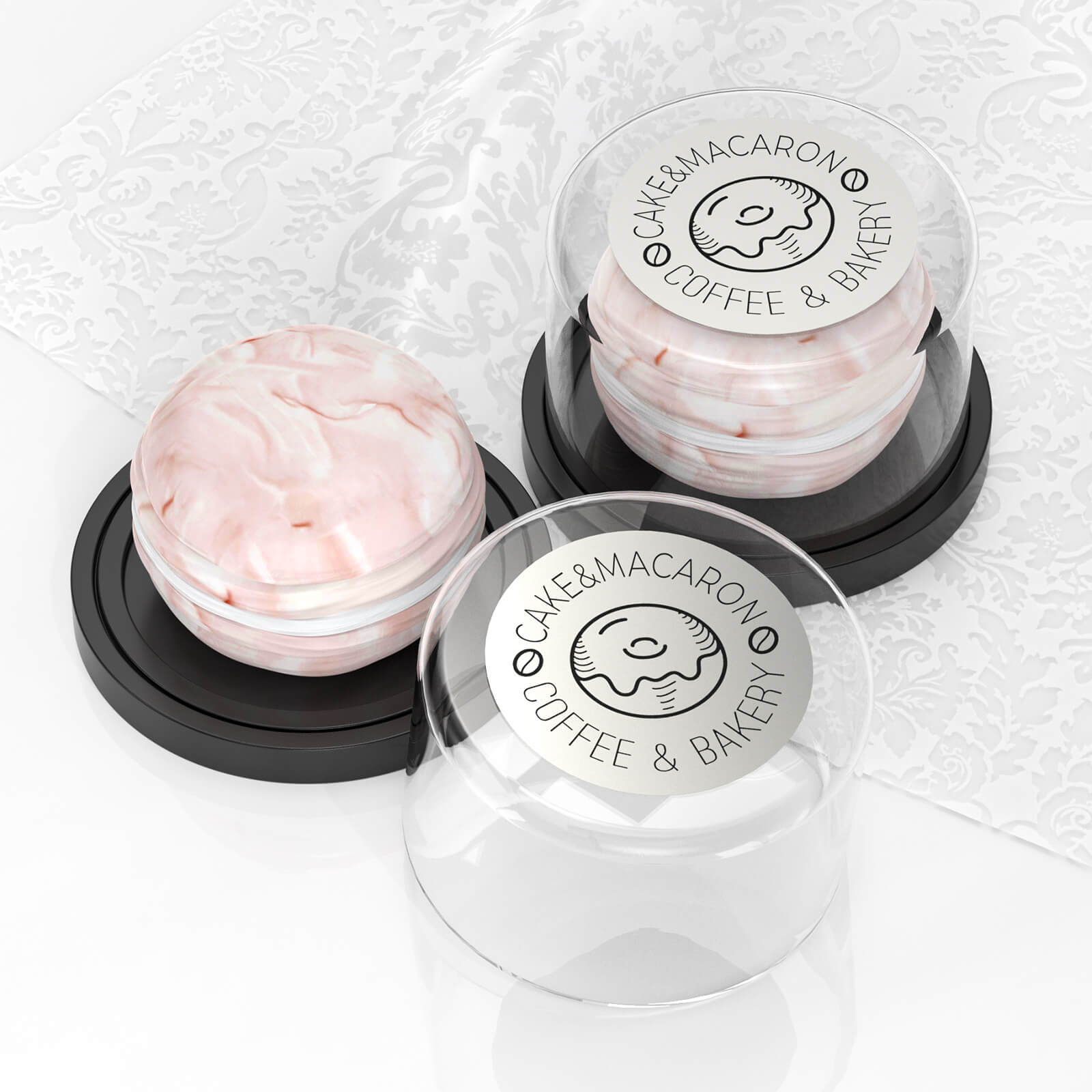 MUNBYN silver round thermal labels are perfect for brand labels on cupcakes.