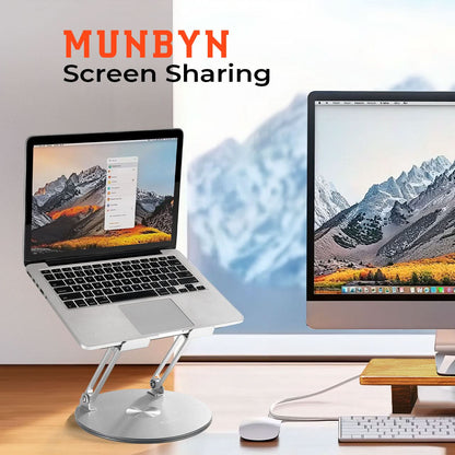 MUNBYN 360° Rotating Laptop Stand