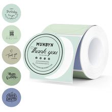 MUNBYN Morandi Series 2" Round Thermal Labels (150/Roll)