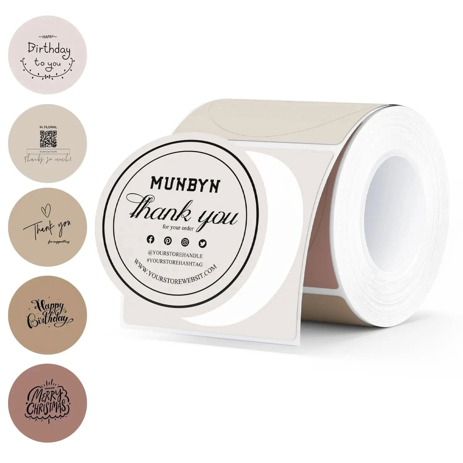 Direct Thermal Labels | MUNBYN® – MUNBYN