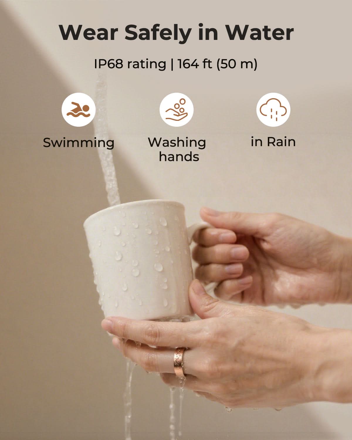 MUNBYN Smart Ring with Sleep and Health Tracking