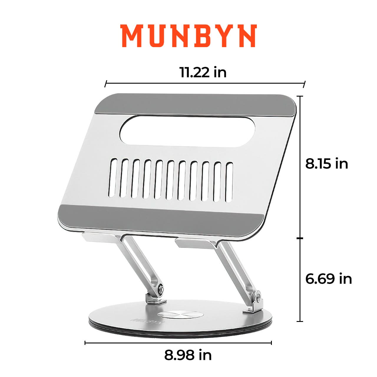 MUNBYN 360° Rotating Laptop Stand