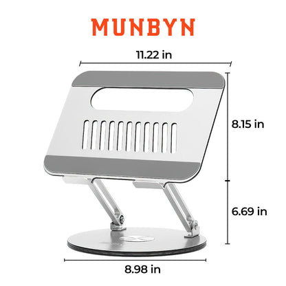 MUNBYN 360° Rotating Laptop Stand