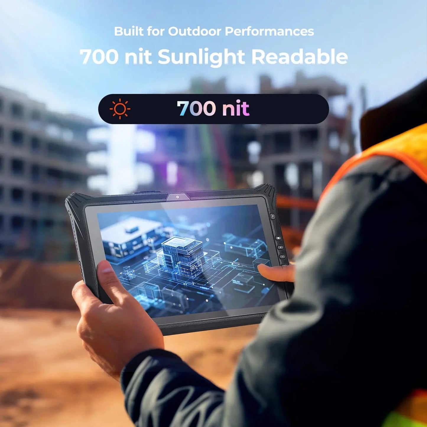 MUNBYN High-End Rugged Windows Tablet IRT10