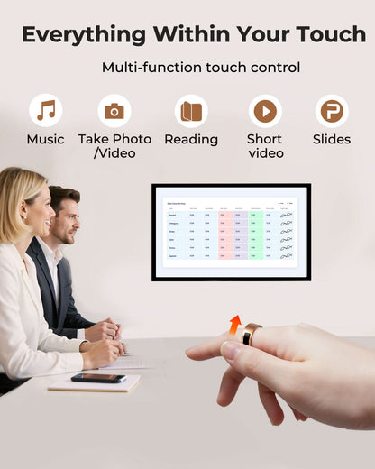 MUNBYN Smart Ring with Sleep and Health Tracking