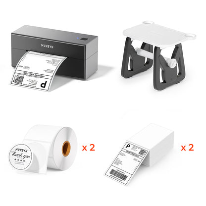 MUNBYN RealWriter 129B Bluetooth Thermal Label Printer Kit