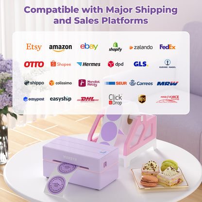 MUNBYN RealWriter 130B Bluetooth Thermal Label Printer