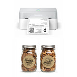 MUNBYN 403B Bluetooth Wireless Printer & Circle Sticker Labels Bakery Product Starter Kit