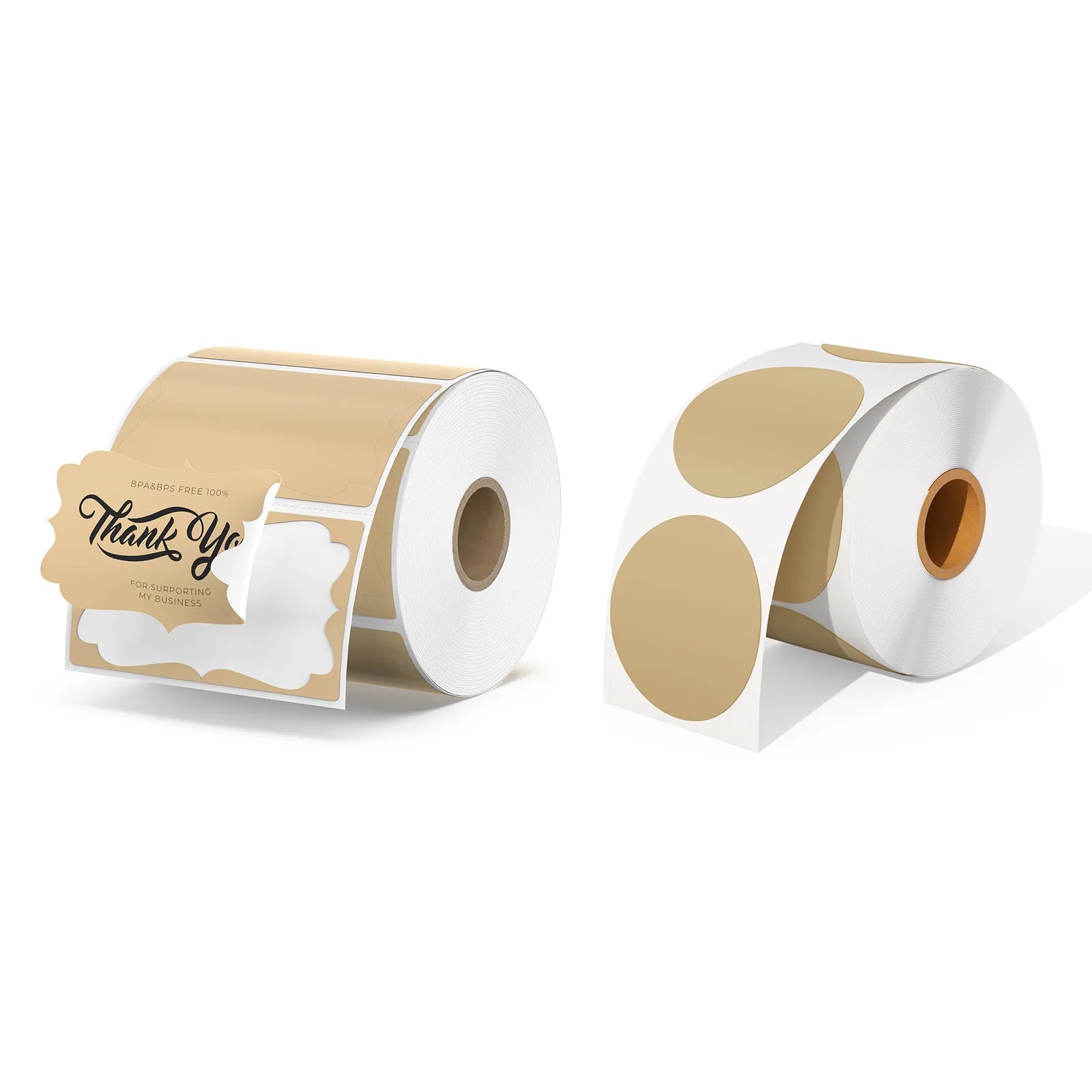 MUNBYN Morandi 50mm x 50mm Ronde Thermische Labels (Morandi herfst MUNBYN Morandi 50mm x 50mm Ronde Thermische Labels (Morandi herfst