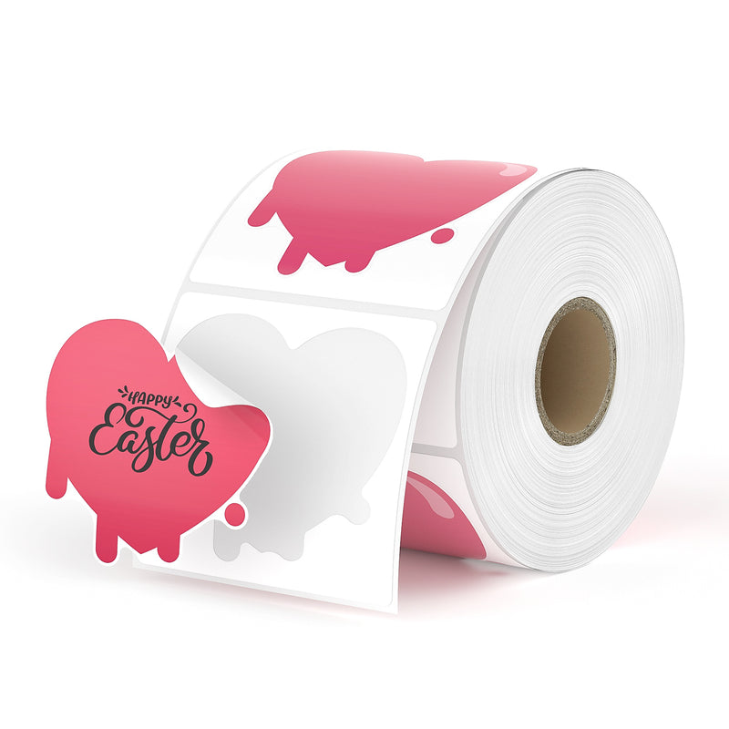 Let your favorites spill over with MUNBYN flowing heart-shaped thermal labels.