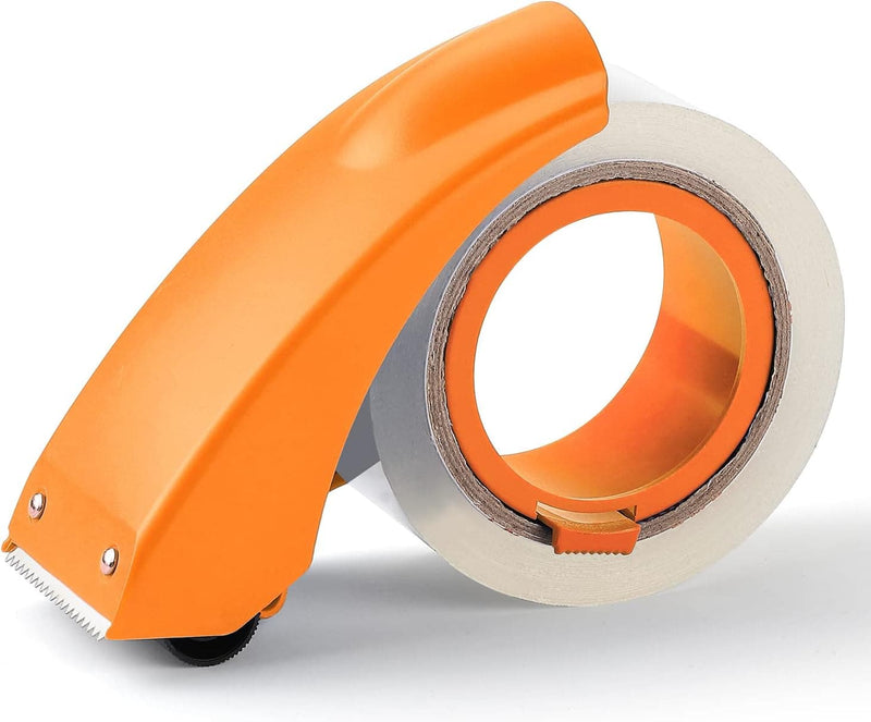 MUNBYN metal tape dispenser gun is great for shipping departments, warehouses, moving companies, and any place where large amounts of boxes need to be sealed quickly and securely.