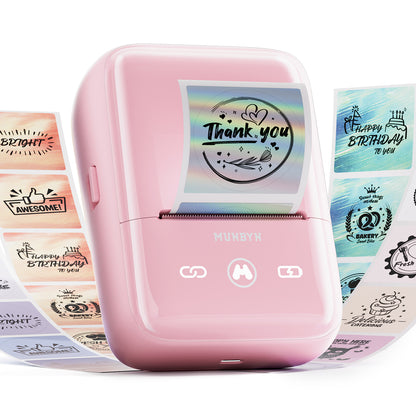 MUNBYN FM226 Bluetooth Portable Label Maker - White