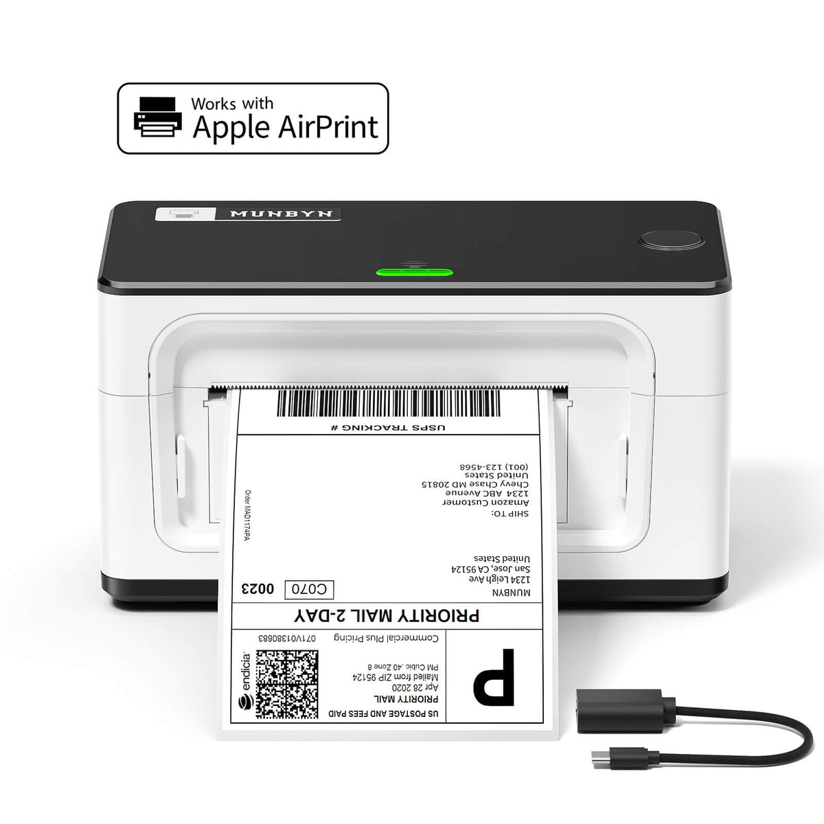 MUNBYN Airprint Thermal Label Printer 941AP