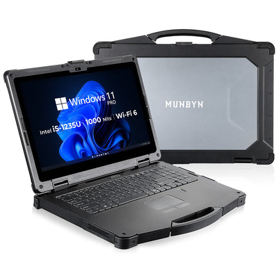 MUNBYN IRX16 Windows 11 Pro Wi-Fi 6 1000nit Rugged Windows Tablet