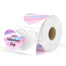 MUNBYN heart-shaped thermal labels boast a gradient design that effortlessly captures attention.