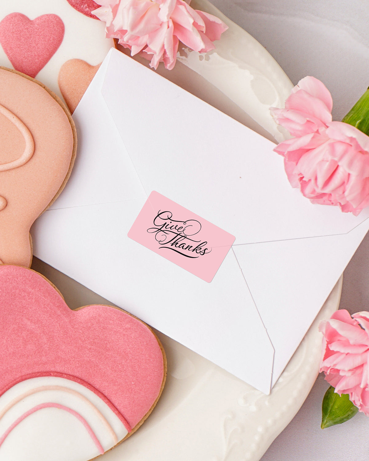 MUNBYN RealWriter 130B Bluetooth Printer & Rectangle Pink Labels Beauty Packaging Basic Kit