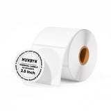 MUNBYN 2.5"Round Thermal Labels for Small Business & Homemade Treats