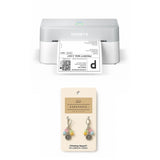 MUNBYN RealWriter 403B Bluetooth Printer & 4x2 Labels Handmade Product Starter Kit