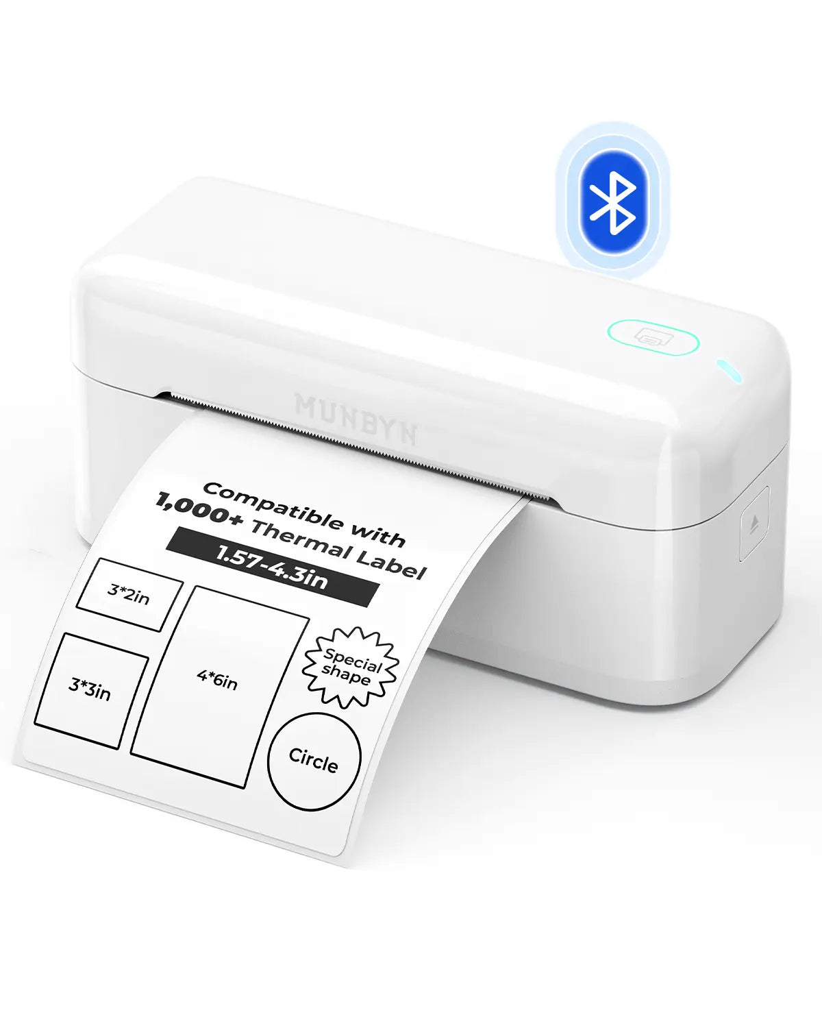 MUNBYN RealWritter 402 Bluetooth Thermal Label Printer