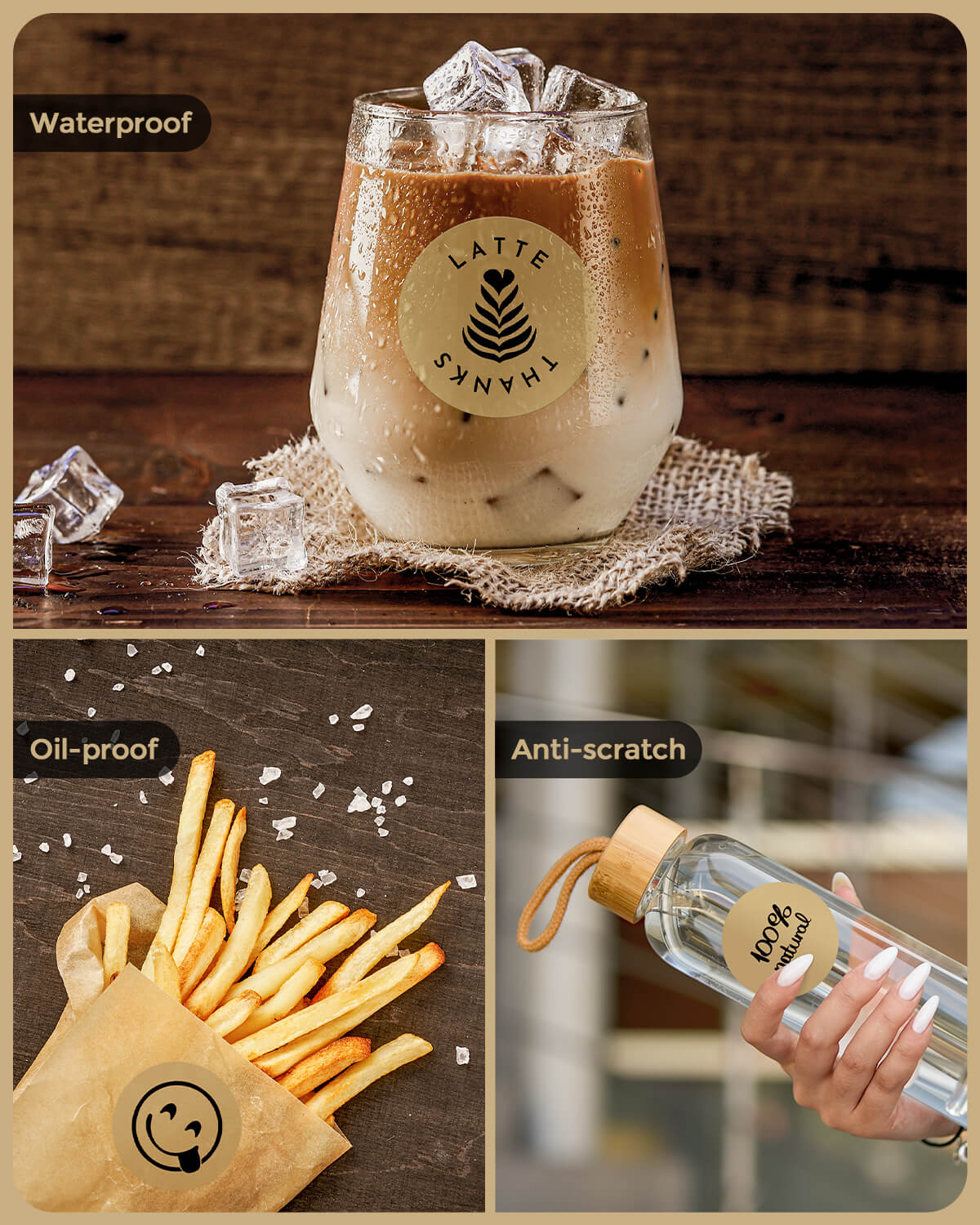 MUNBYN 2"x2" Generic Circle Series Thermal Labels (750/Roll)