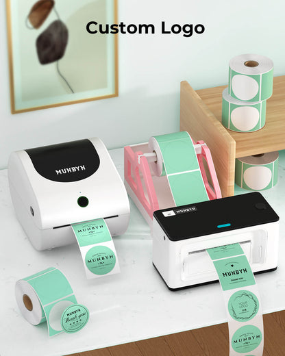 MUNBYN 2"x2" Generic Circle Series Thermal Labels (750/Roll)