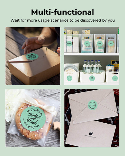 MUNBYN 2"x2" Generic Circle Series Thermal Labels (750/Roll)