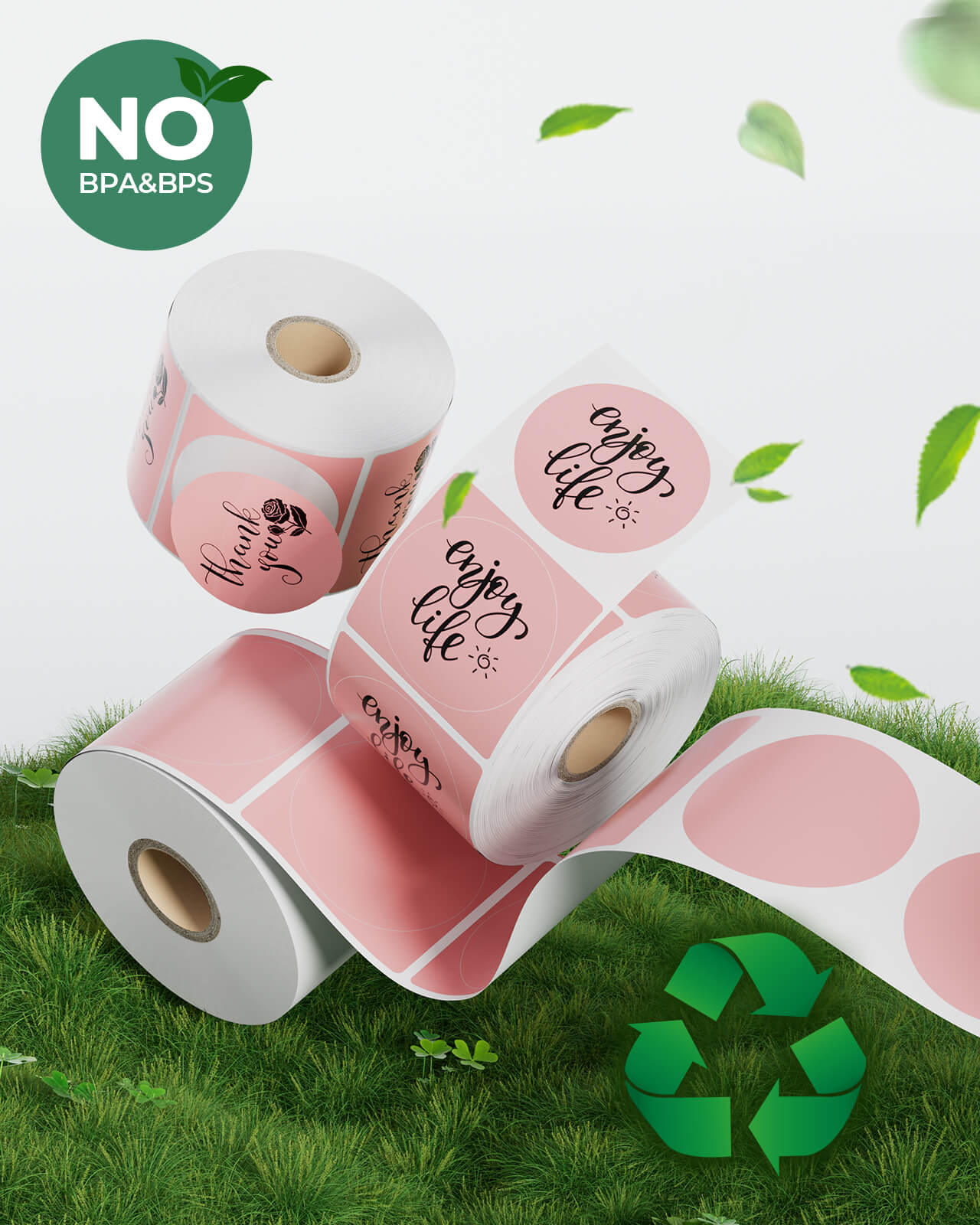 MUNBYN 2"x2" Generic Circle Series Thermal Labels (750/Roll)