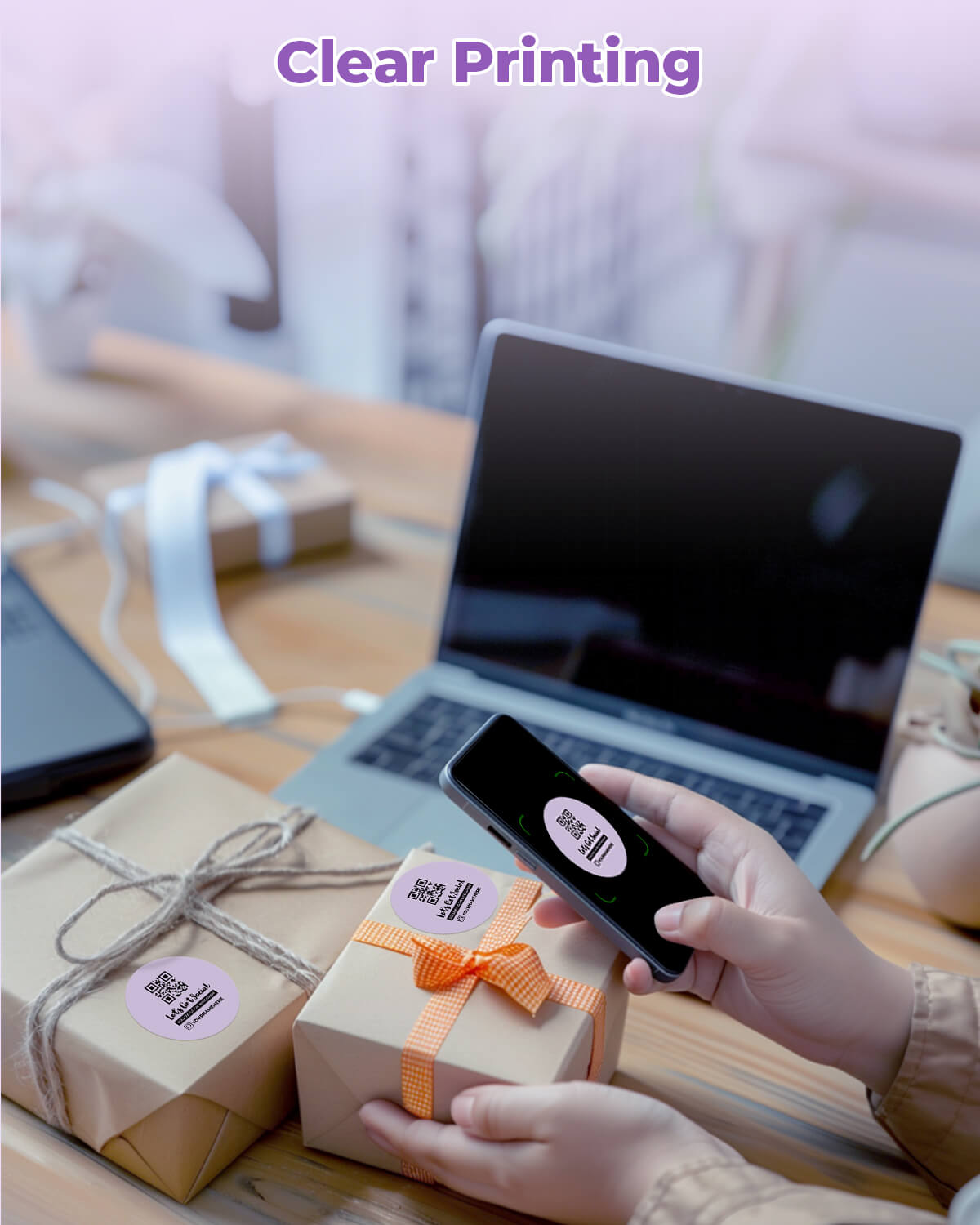 MUNBYN 2"x2" Generic Circle Series Thermal Labels (750/Roll)